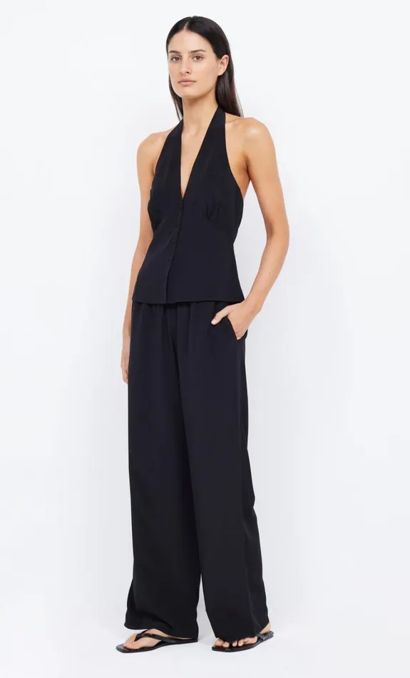 Women ARCHER HALTER TOP 8211 BLACK Bec Bridge Sleeveless