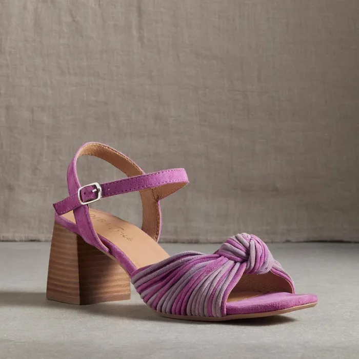 Women Atherton Heels Purple Mlt Sundance Catalog Sandals