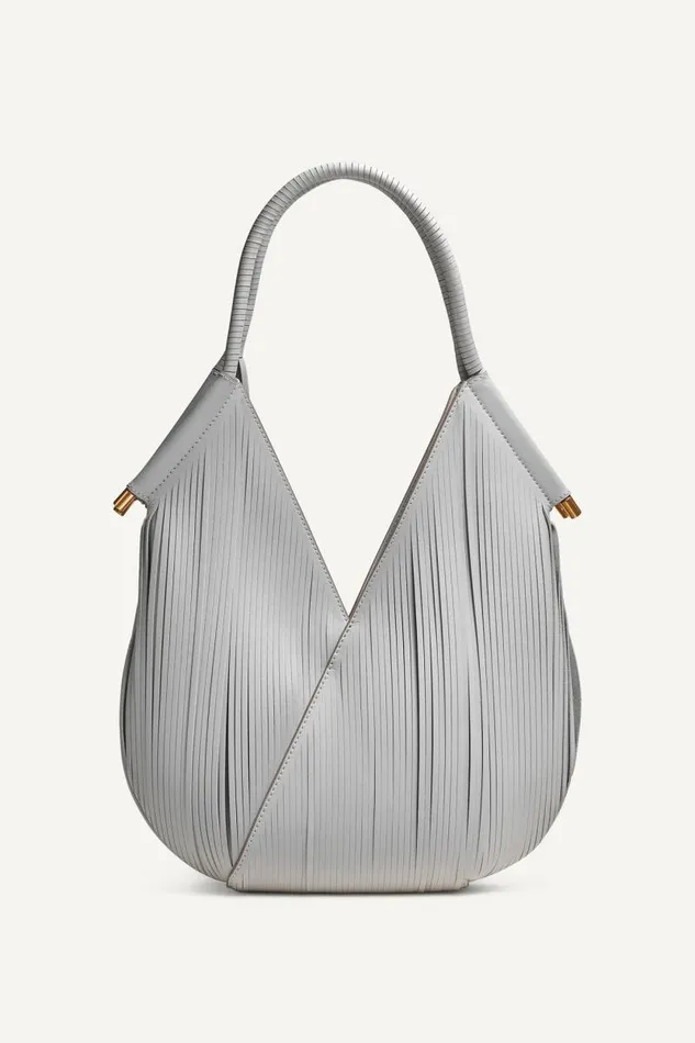 Women BALDWIN MINI SHOULDER BAG Zinc Donna Karan New York Shoulder And Hobo Bags Women BALDWIN MINI SHOULDER BAG Zinc Donna Karan New York Shoulder And Hobo Bags