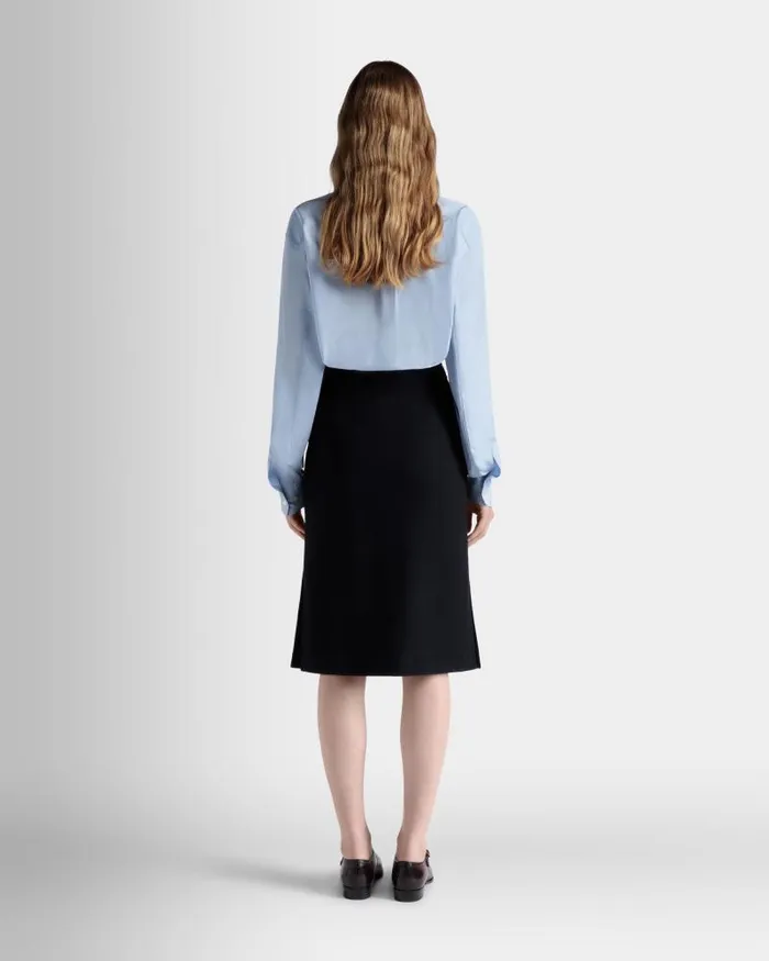Women Bally Shirts and TShirts Long Sleeve Shirt In Light Blue Cotton Blue Women Bally Shirts and TShirts Long Sleeve Shirt In Light Blue Cotton Blue