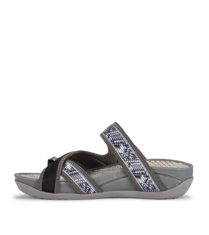 Women Baretraps Active Sandals Deserae Slide Sandal Dark Grey