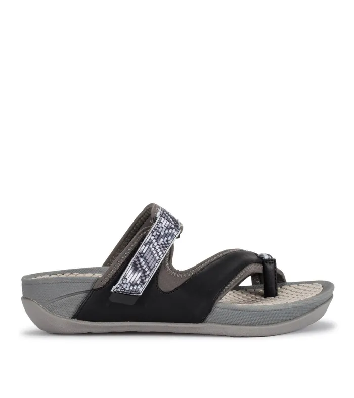 Women Baretraps Active Sandals Deserae Slide Sandal Dark Grey
