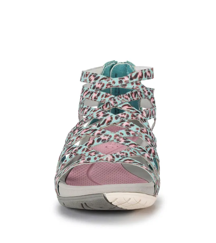 Women Baretraps Active Sandals Samina Sandal Sage Multi Leopard