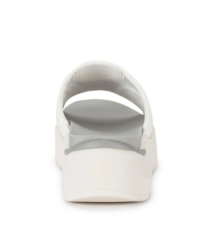 Women Baretraps Active Sandals Whisper Platform Slide Sandal White