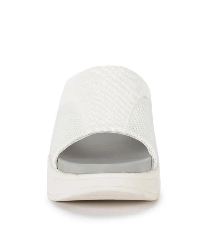 Women Baretraps Active Sandals Whisper Platform Slide Sandal White