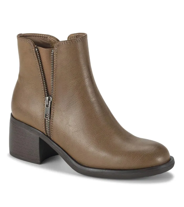 Women Baretraps Booties Avery Block Heel Bootie Truffle