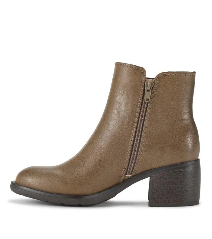 Women Baretraps Booties Avery Block Heel Bootie Truffle