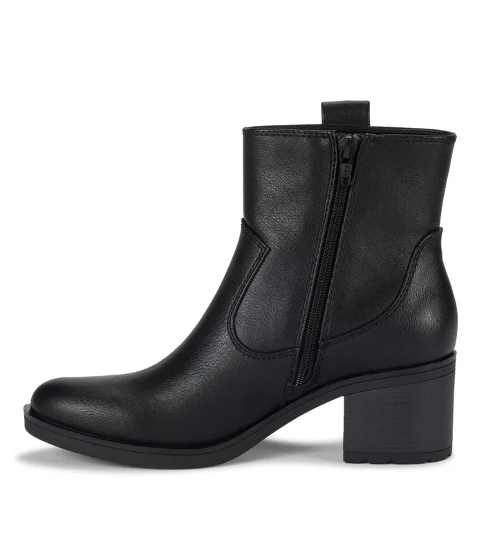 Women Baretraps Booties Covina Block Heel Bootie Black