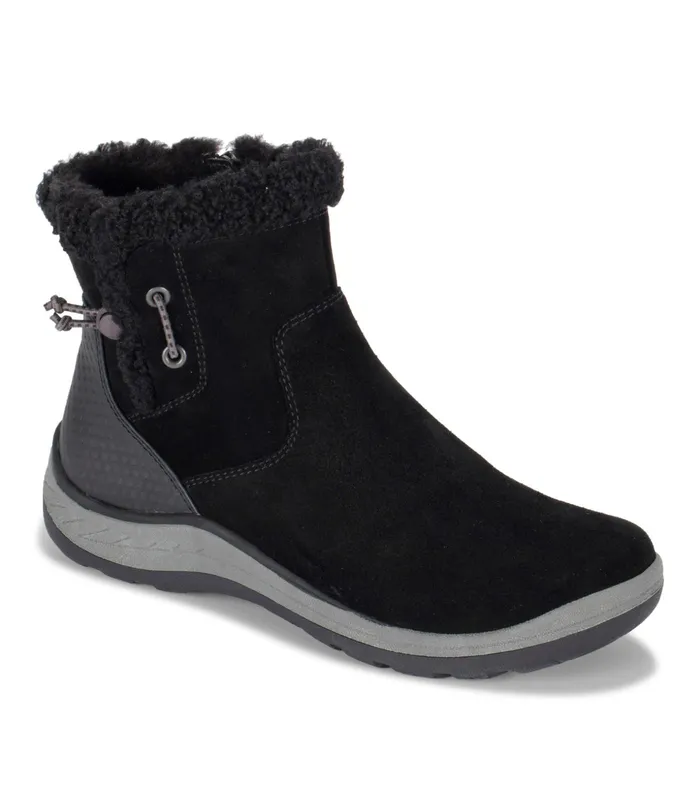Women Baretraps Booties Kalina Cold Weather Bootie Black Suede