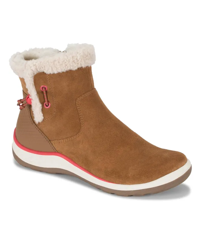 Women Baretraps Booties Kalina Cold Weather Bootie Cognac Suede