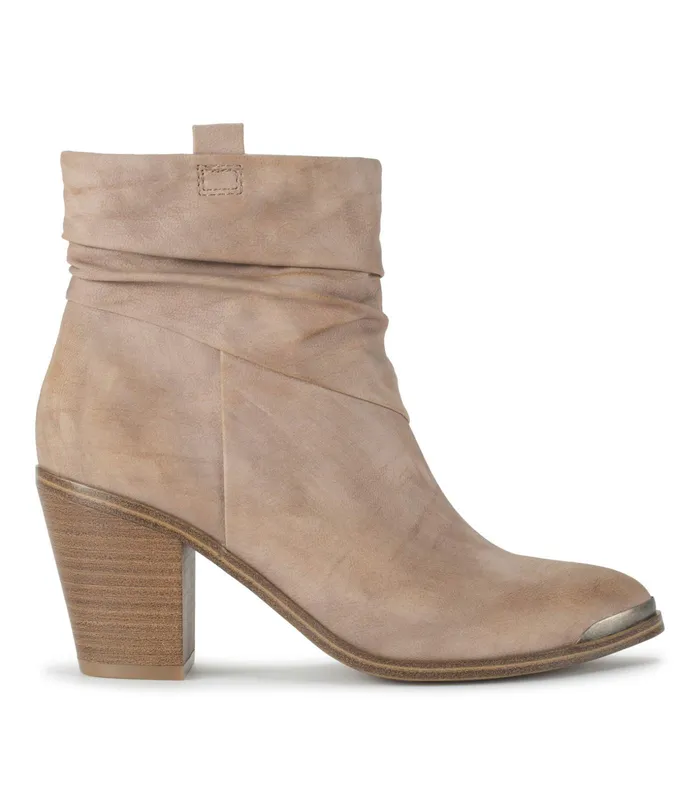 Women Baretraps Booties Katherine Block Heel Bootie Light Mushroom