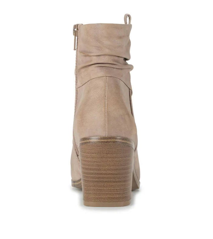 Women Baretraps Booties Katherine Block Heel Bootie Light Mushroom