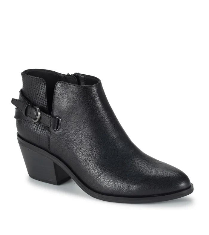 Women Baretraps Booties Shannen Block Heel Bootie Black