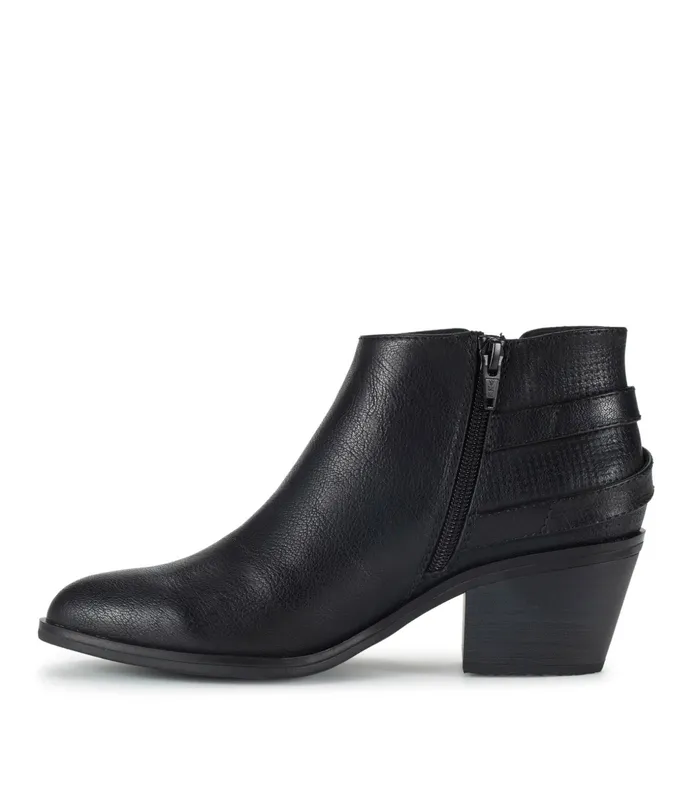 Women Baretraps Booties Shannen Block Heel Bootie Black