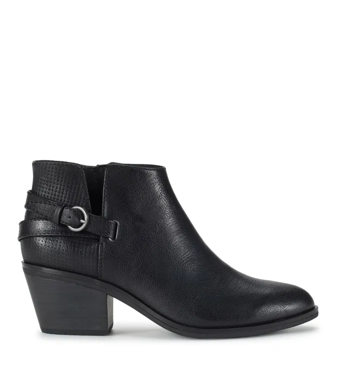 Women Baretraps Booties Shannen Block Heel Bootie Black
