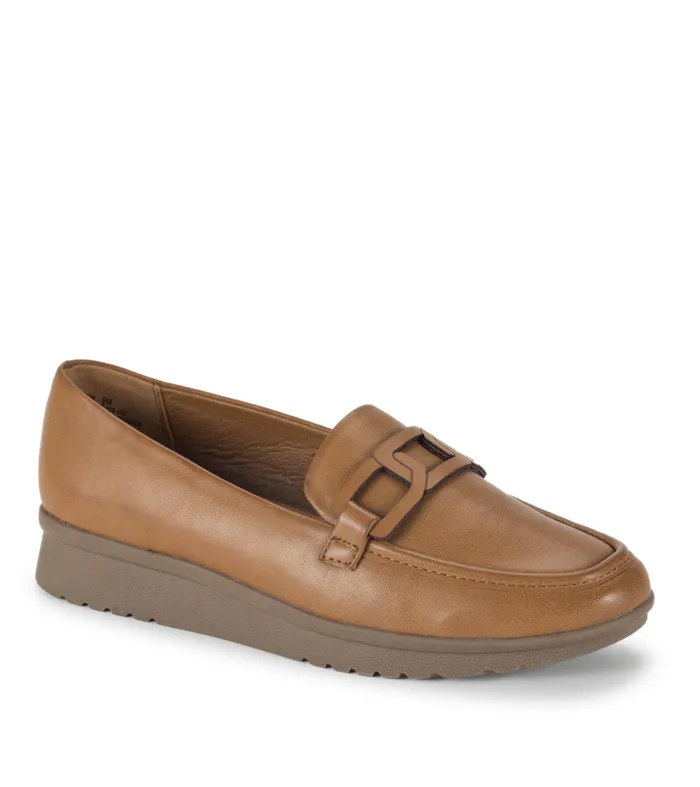Women Baretraps Flats and Loafers Addison Slip On Loafer Cognac
