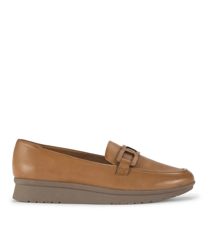 Women Baretraps Flats and Loafers Addison Slip On Loafer Cognac