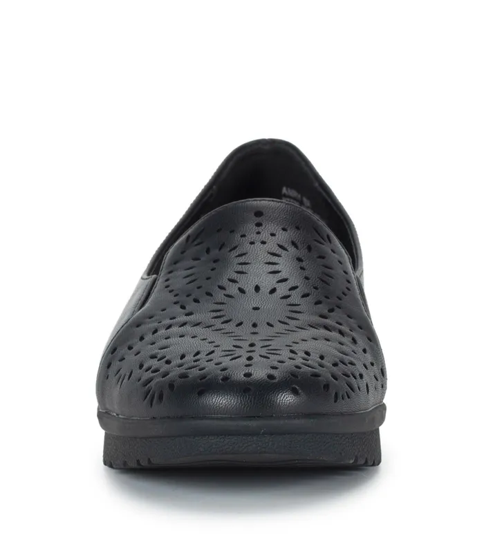 Women Baretraps Flats and Loafers Amry Slip On Loafer Black