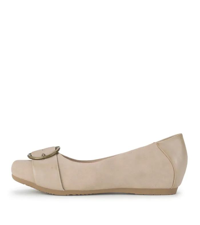 Women Baretraps Flats and Loafers Milady Flat Oatmeal