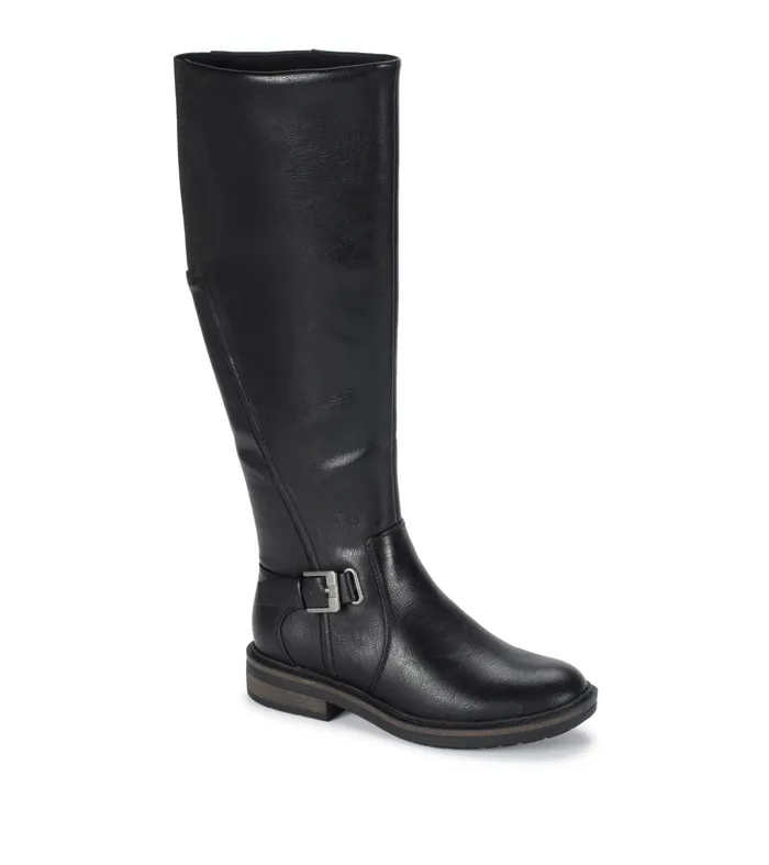 Women Baretraps Knee High Boots Autumn Riding Boot Black