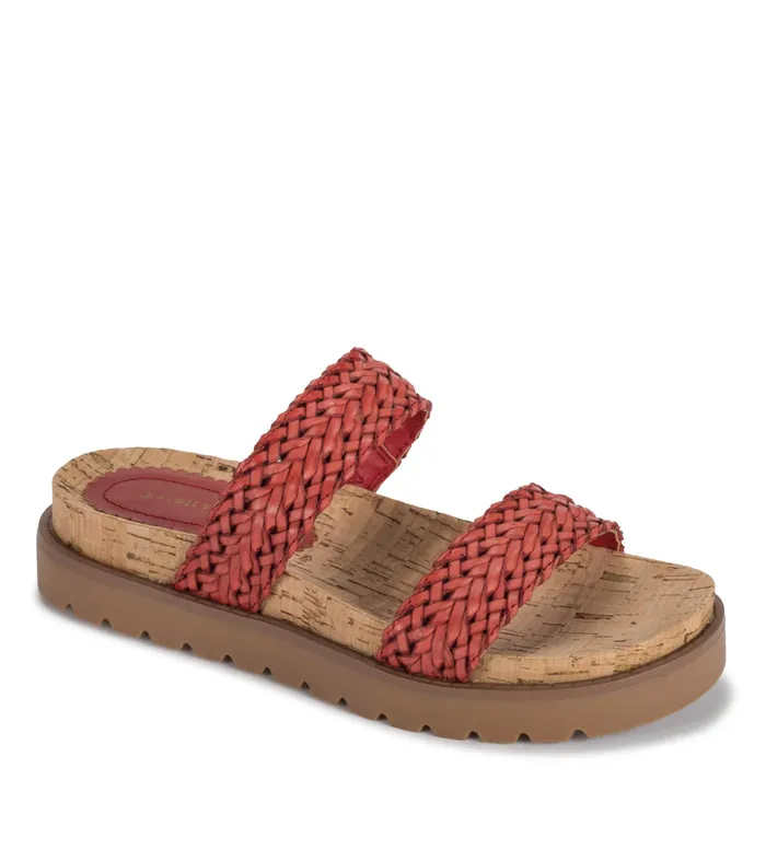 Women Baretraps Slides and Slip On Sandals Deanne Slide Sandal Paprika Red