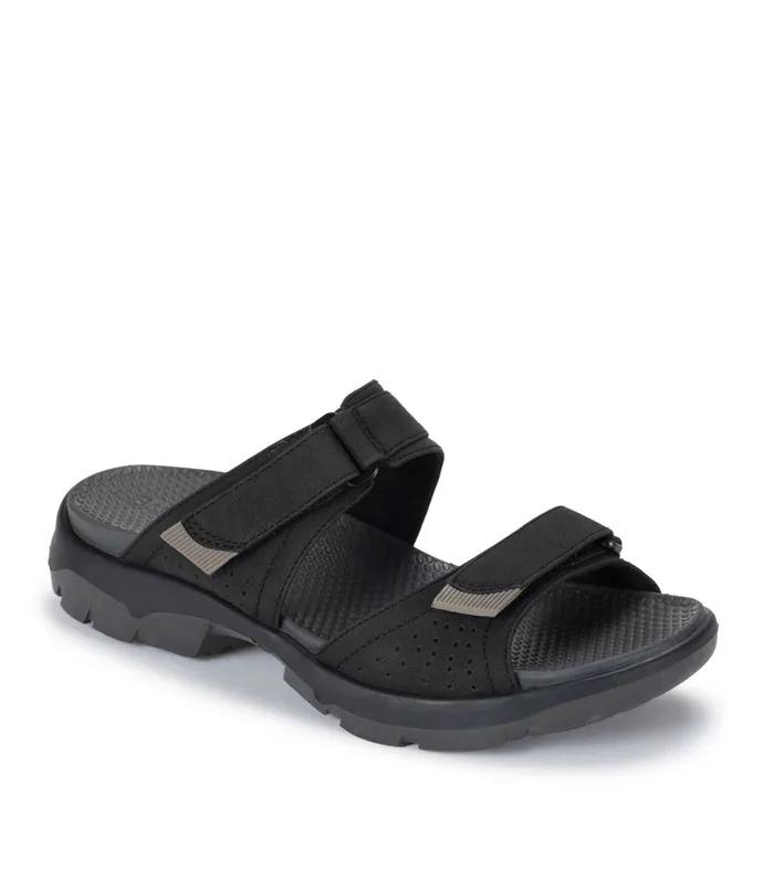 Women Baretraps Slides and Slip On Sandals Leella Slide Sandal Black