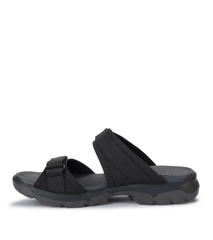Women Baretraps Slides and Slip On Sandals Leella Slide Sandal Black