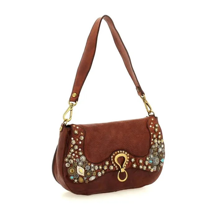 Women Bella Di Notte Cognac Campomaggi ShoulderHobo Bag Women Bella Di Notte Cognac Campomaggi ShoulderHobo Bag