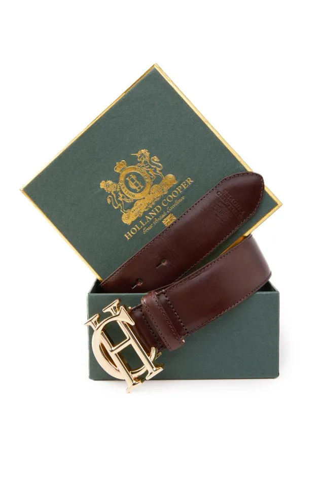 Women Belts Holland Cooper HC Classic Belt Chestnut