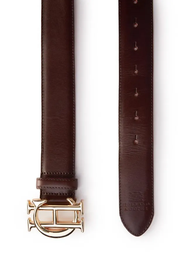 Women Belts Holland Cooper HC Classic Belt Chestnut Women Belts Holland Cooper HC Classic Belt Chestnut