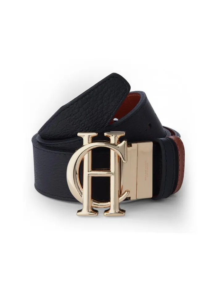 Women Belts Holland Cooper HC Classic Belt Reversible Black Tan