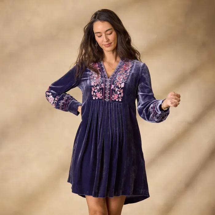 Women Bianca Velvet Dress Petite Mink Sundance Catalog Dresses and Jumpsuits Women Bianca Velvet Dress Petite Mink Sundance Catalog Dresses and Jumpsuits