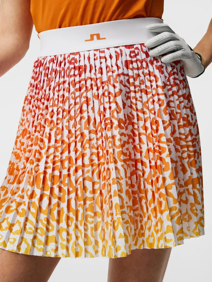 Women Binx Print Skirt Leo Reflect Sunset JLindeberg Skirts Women Binx Print Skirt Leo Reflect Sunset JLindeberg Skirts