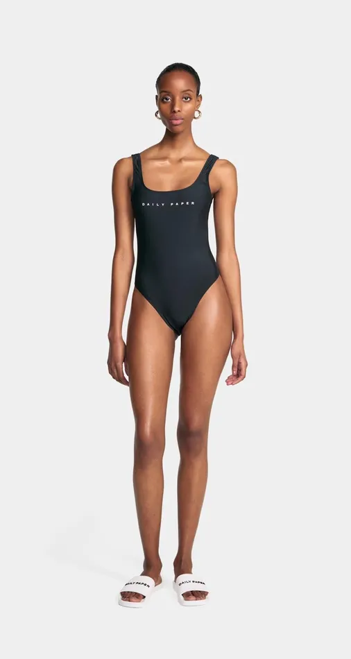 Women Black Erise Swimsuit Daily Paper Swimwear
