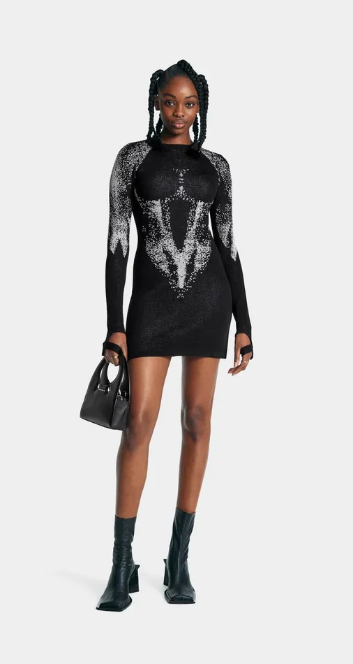 Women Black Inola Knit Dress Daily Paper Knitwear Women Black Inola Knit Dress Daily Paper Knitwear