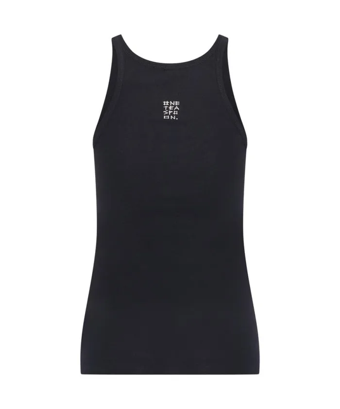 Women BLACK ONE TEASPOON RIB SINGLET One Teaspoon Tees and Tanks Women BLACK ONE TEASPOON RIB SINGLET One Teaspoon Tees and Tanks