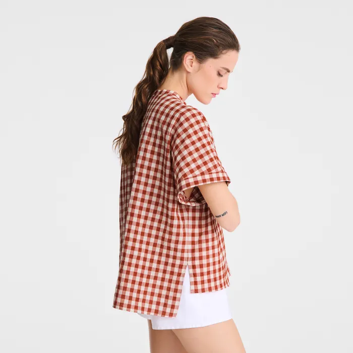 Women Blouse Bark Tops and Blouses Longchamp Women Blouse Bark Tops and Blouses Longchamp