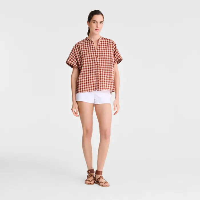 Women Blouse Bark Tops and Blouses Longchamp Women Blouse Bark Tops and Blouses Longchamp