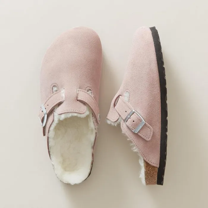 Women Boston Shearling Suede Mules Taupe Sundance Catalog Shoes Women Boston Shearling Suede Mules Taupe Sundance Catalog Shoes