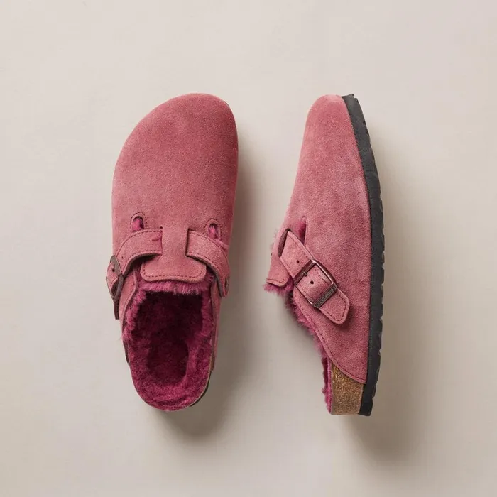 Women Boston Shearling Suede Mules Taupe Sundance Catalog Shoes Women Boston Shearling Suede Mules Taupe Sundance Catalog Shoes