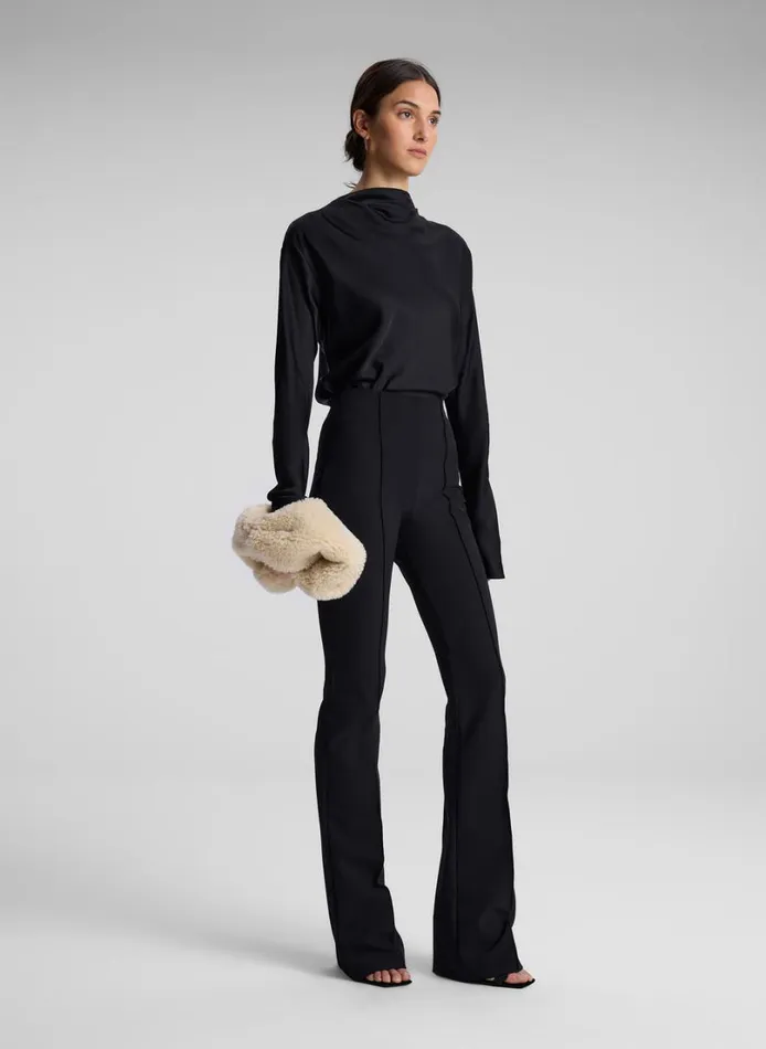 Women Bottoms ALC Brooks Stretch Tailored Pant Black