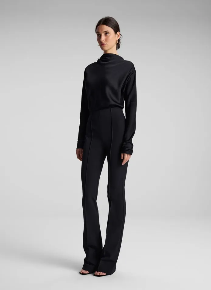 Women Bottoms ALC Brooks Stretch Tailored Pant Black