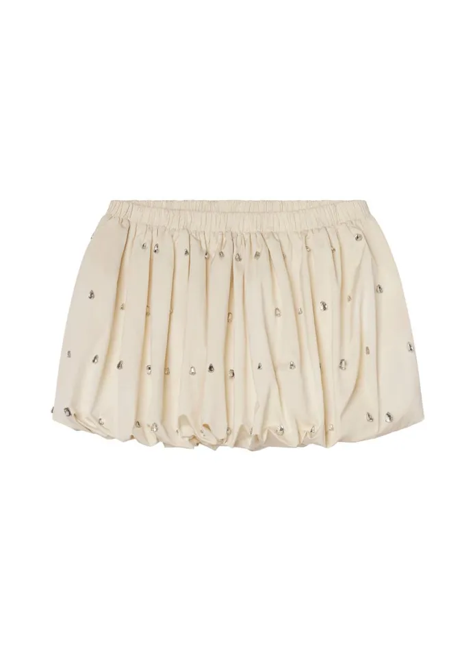 Women Bottoms ALC Holly Embellished Convertible Skirt Cream