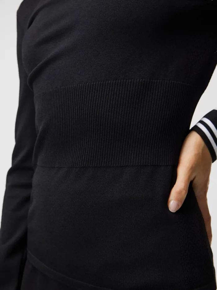 Women Bree Knitted Sweater Black JLindeberg Knitwear Women Bree Knitted Sweater Black JLindeberg Knitwear