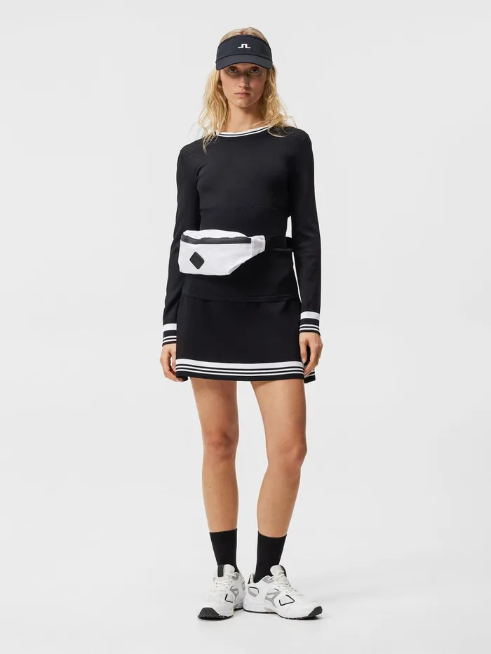 Women Bree Knitted Sweater Black JLindeberg Knitwear Women Bree Knitted Sweater Black JLindeberg Knitwear