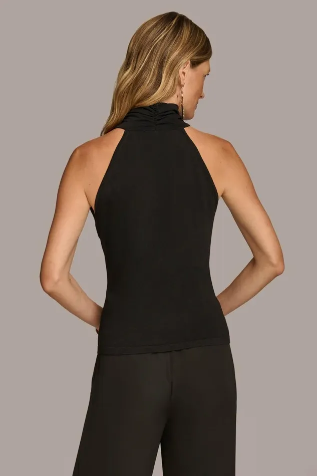 Women BRUSH STROKE MOCKNECK SWEATER Black Donna Karan New York Sweaters And Tops Women BRUSH STROKE MOCKNECK SWEATER Black Donna Karan New York Sweaters And Tops