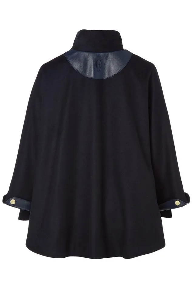 Women Capes Holland Cooper The Classic Cape Navy