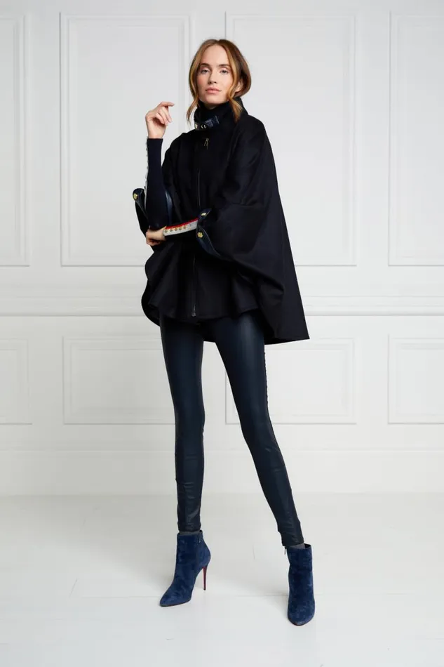 Women Capes Holland Cooper The Classic Cape Navy