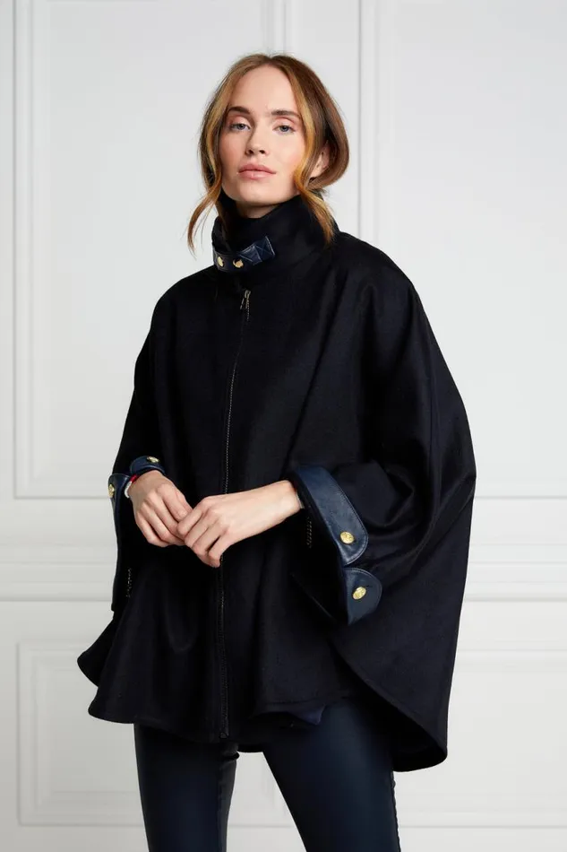 Women Capes Holland Cooper The Classic Cape Navy