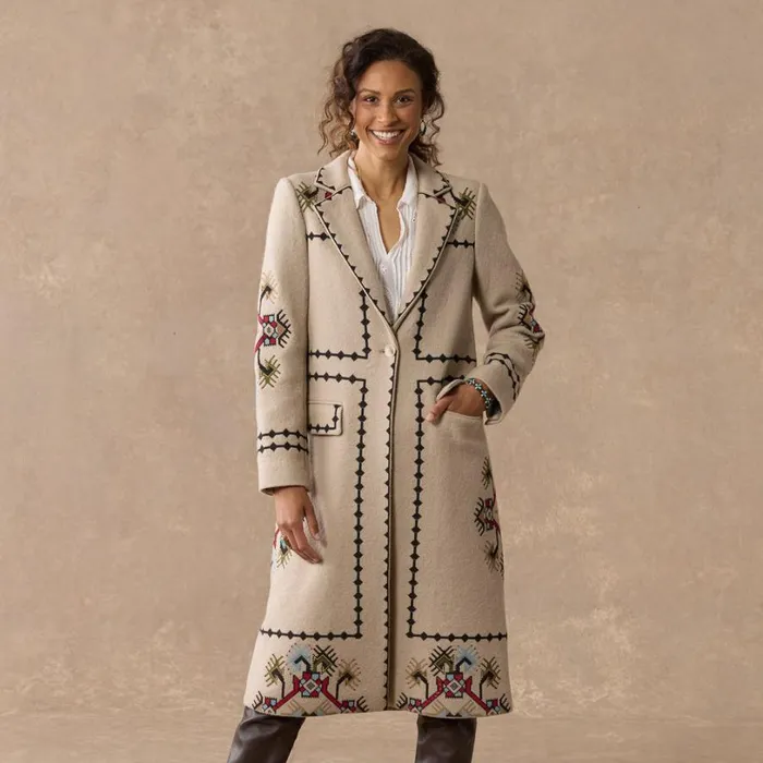 Women Cardiff Folk Coat Petite Cashew Sundance Catalog Petite Styles Women Cardiff Folk Coat Petite Cashew Sundance Catalog Petite Styles